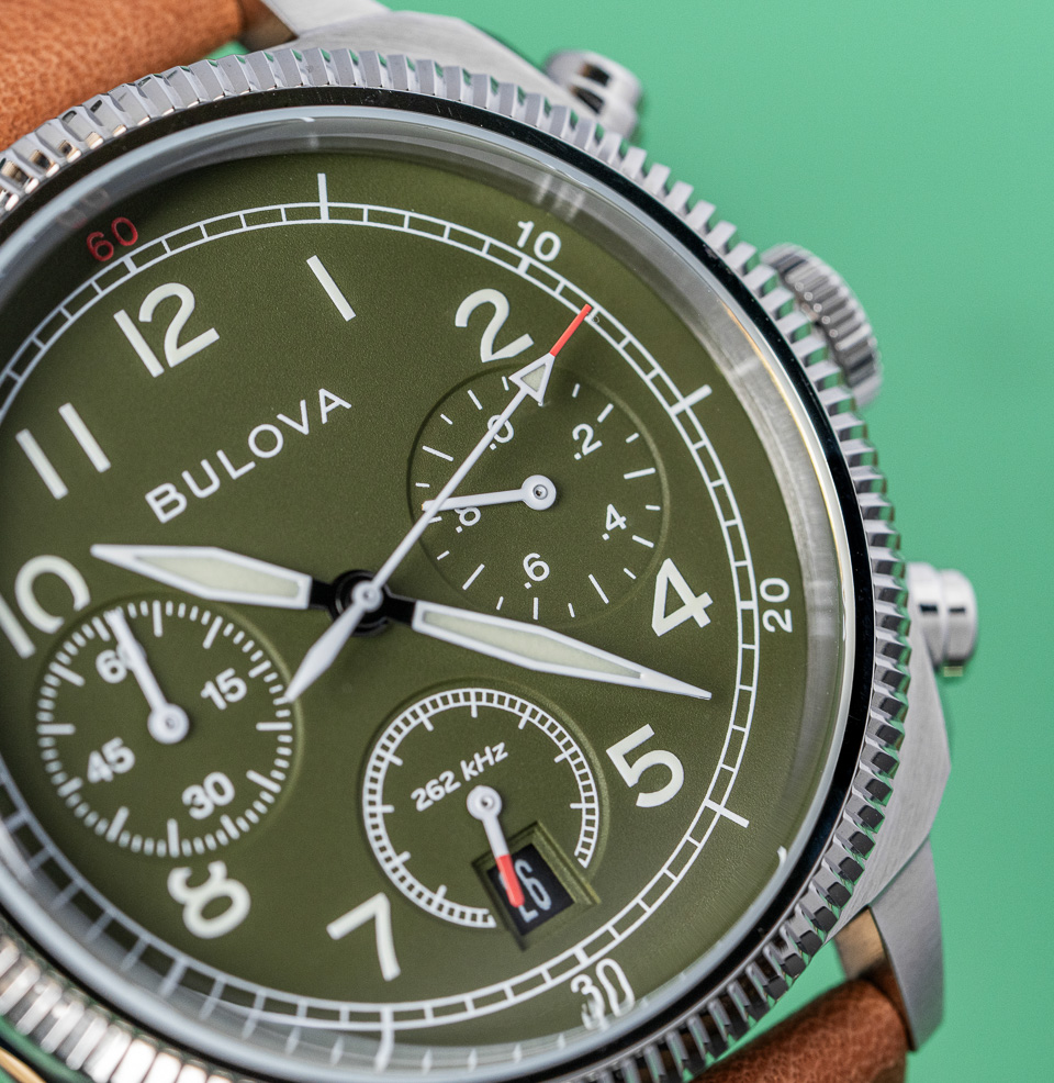 Bulova Military VWI Special Edition Chronograph Watch Field Green Dial