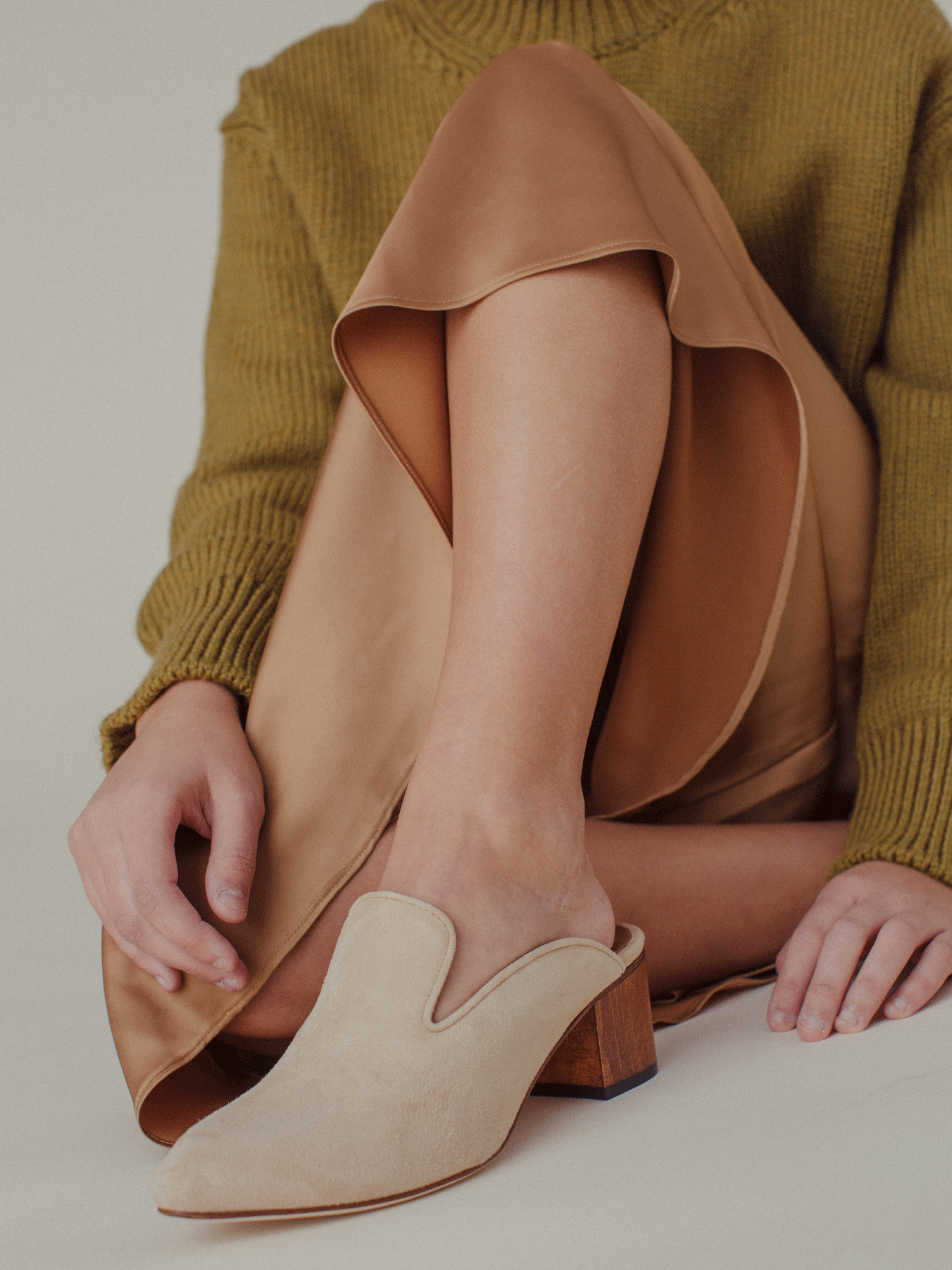 The Ava Mule in Wheat