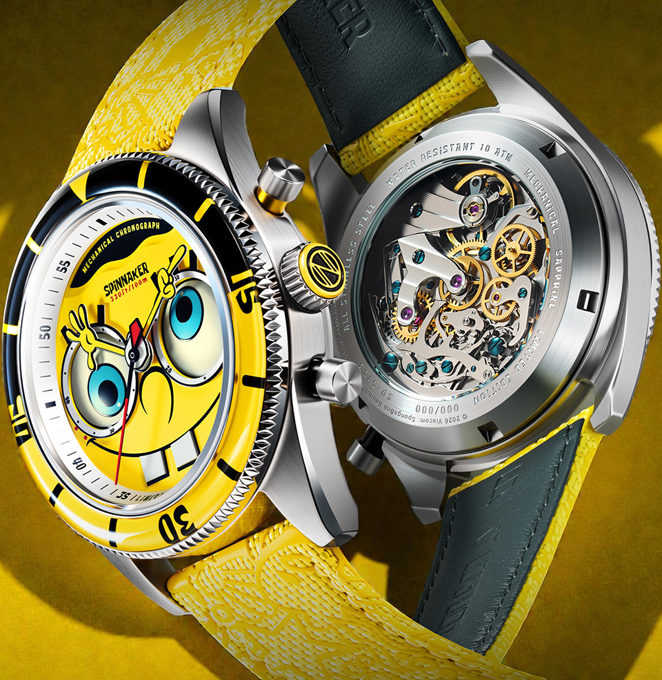 Spinnaker Fleuss Mechanical Chronograph SpongeBob SquarePants 