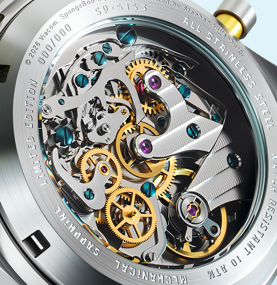 Spinnaker Fleuss Mechanical Chronograph SpongeBob SquarePants 