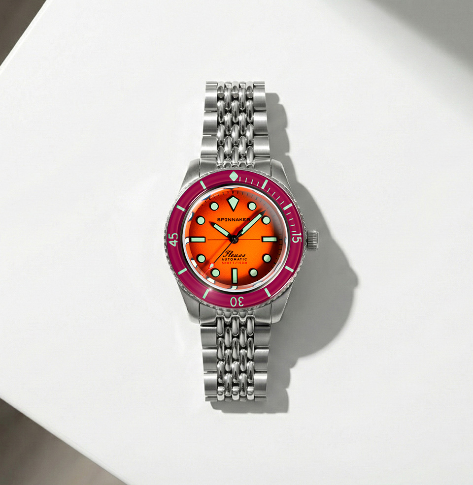 Fleuss 40 Automatic Sunset Amber The Fluess 40