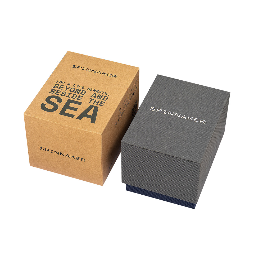 Fleuss 40 Automatic Sunset Amber Simple eco-friendly packaging