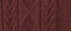 Westport Black Shawl Collar Cable Cardigan Sweater, Big & Tall - Dark Cherry