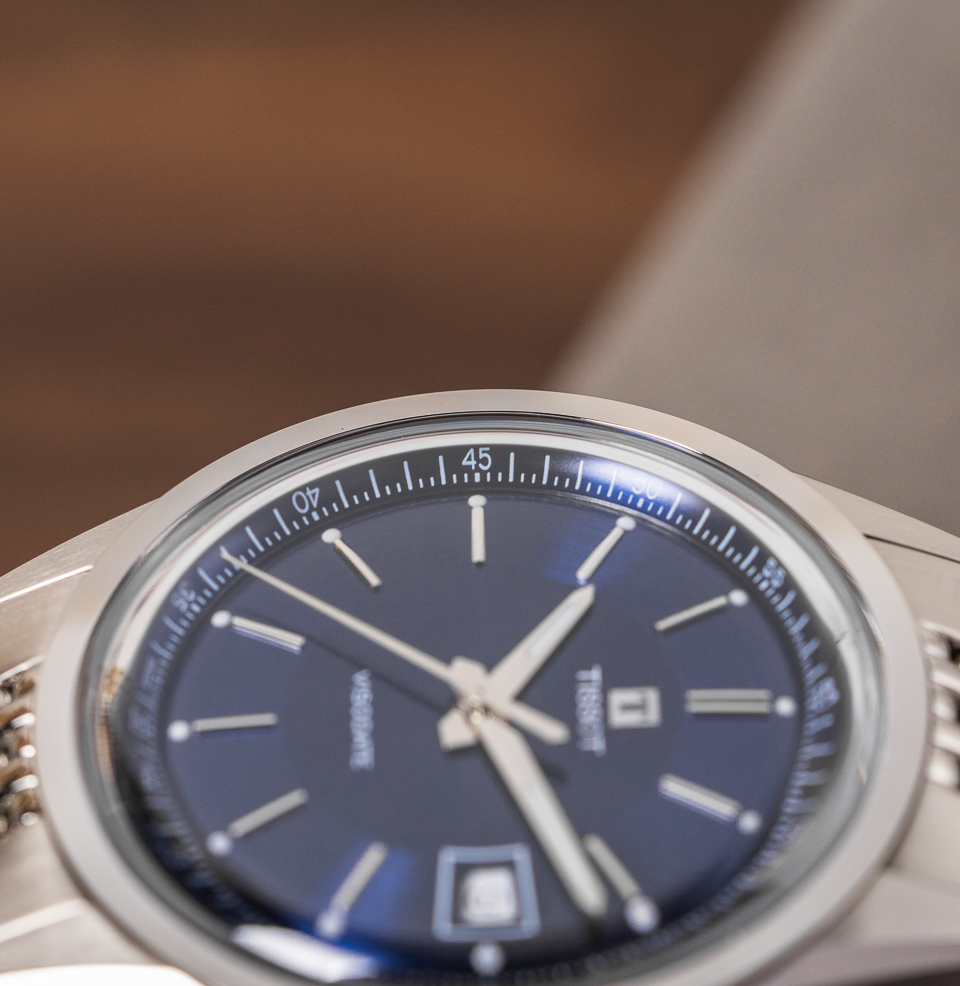 Tissot Heritage Visodate Powermatic 80 Watch Collection Domed Sapphire Crystal