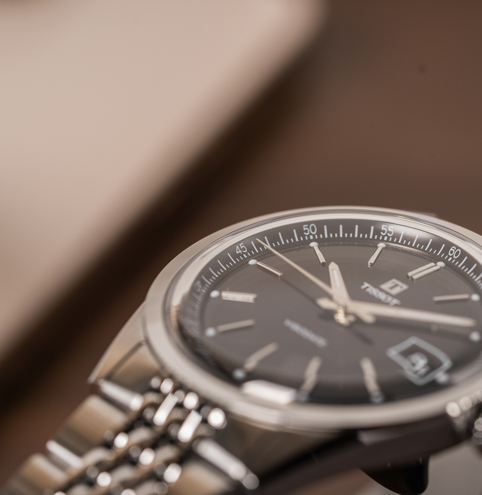 Tissot Heritage Visodate Powermatic 80 Watch Collection Domed Sapphire Crystal