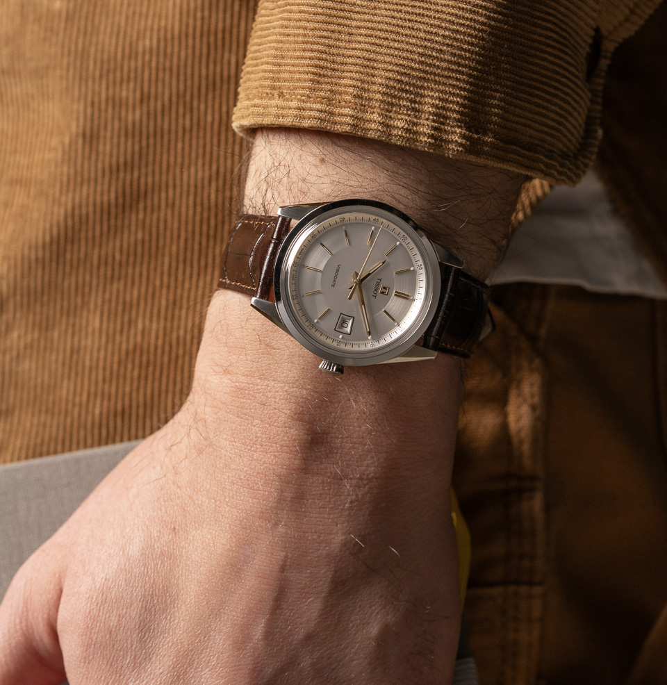 Tissot Heritage Visodate Powermatic 80 Watch Collection 39mm Stainless Steel Case