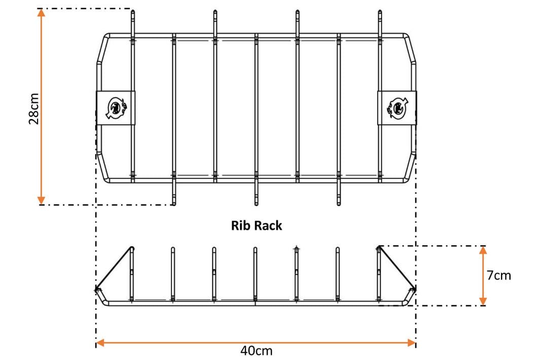 ProQ 3 in 1 Rib & Roasting Rack - Technical Specification