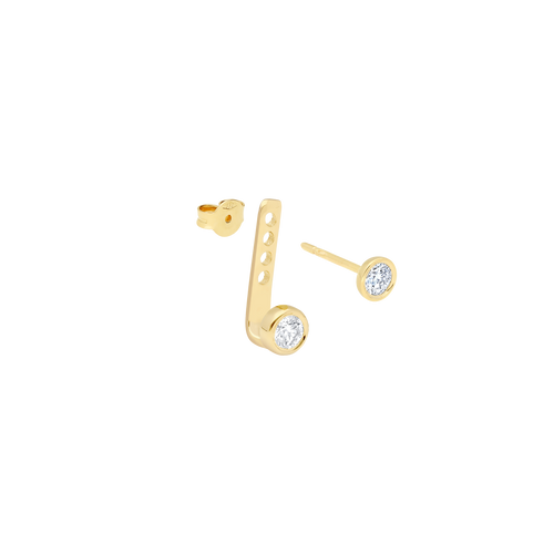 Lab-Grown Diamond Jade Earring Add-On | idyl