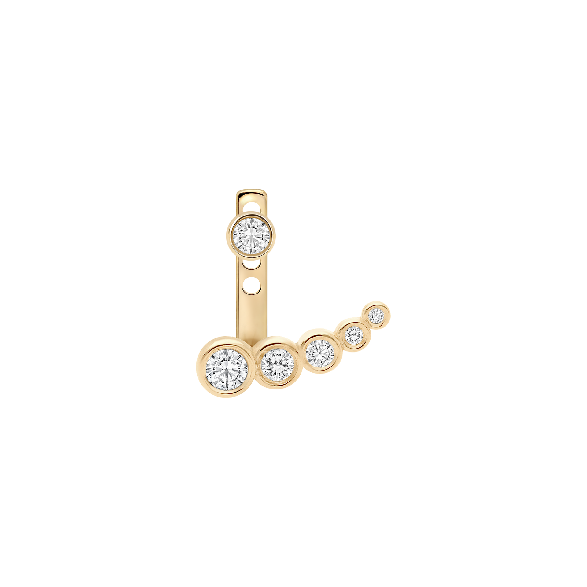 Lucia, Diamond Earring Add-On, Fine Jewelry | idyl