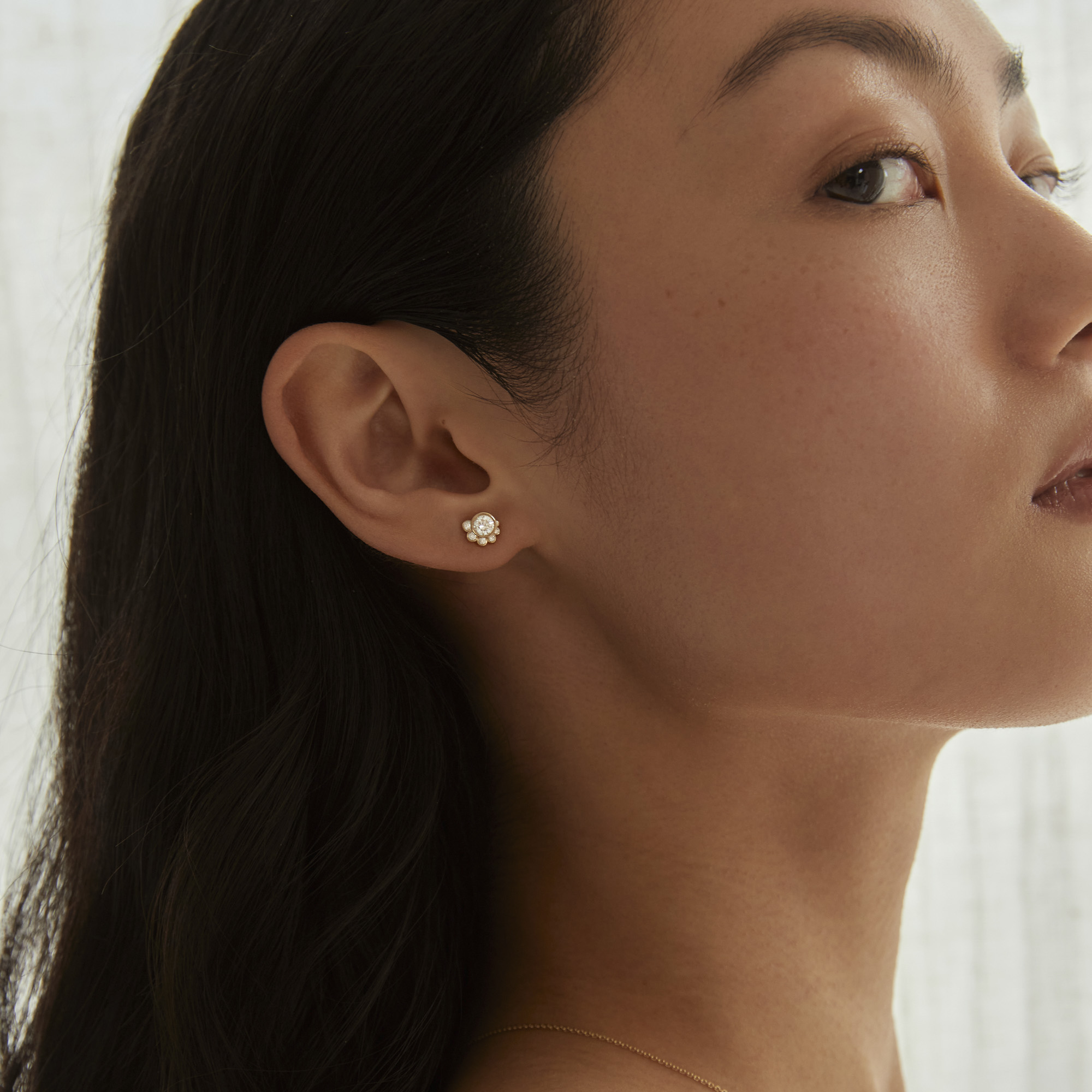 Lab-Grown Diamond Ray Earring Add-On | idyl