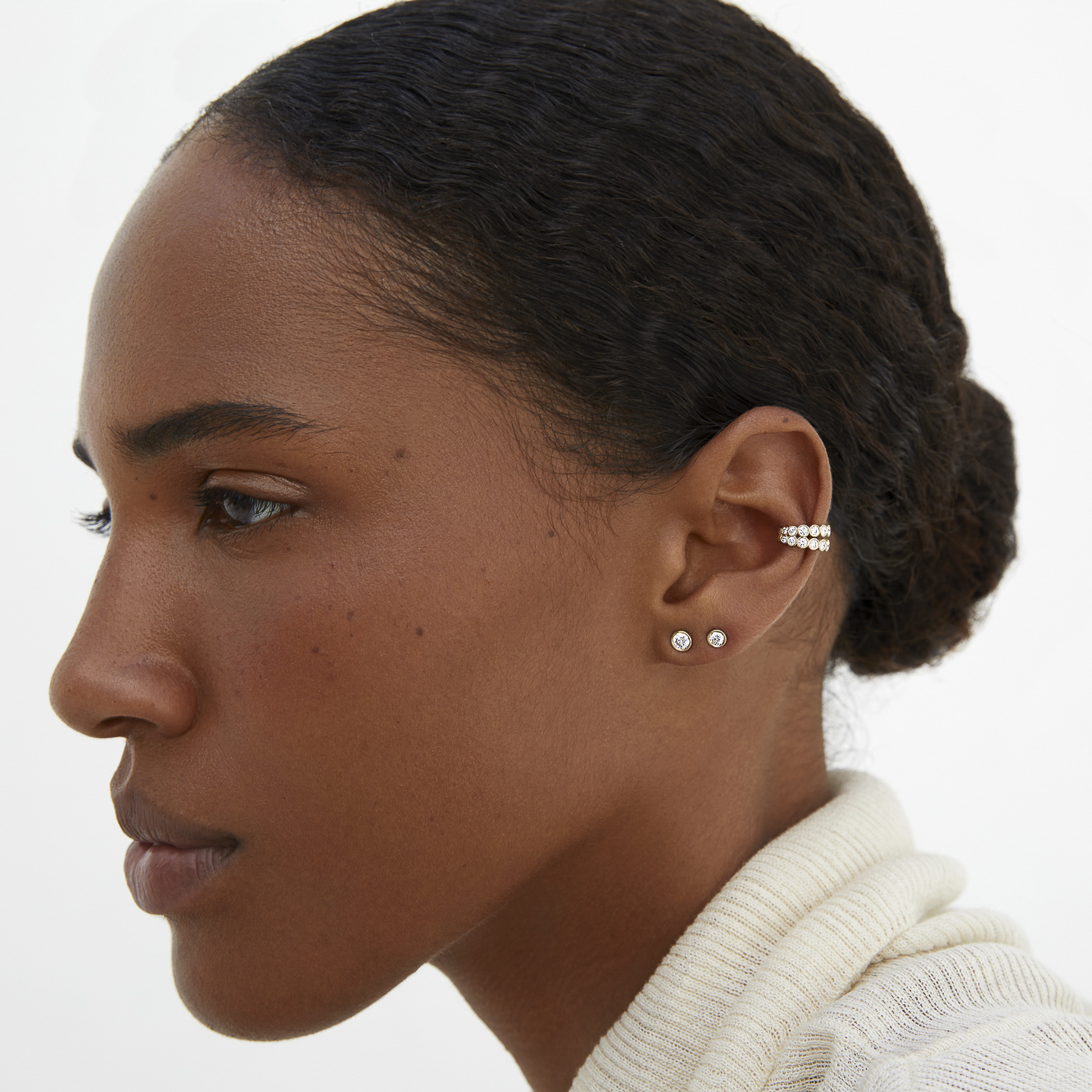 Power Ear Cuff, 22 Diamonds, No Piercing | idyl