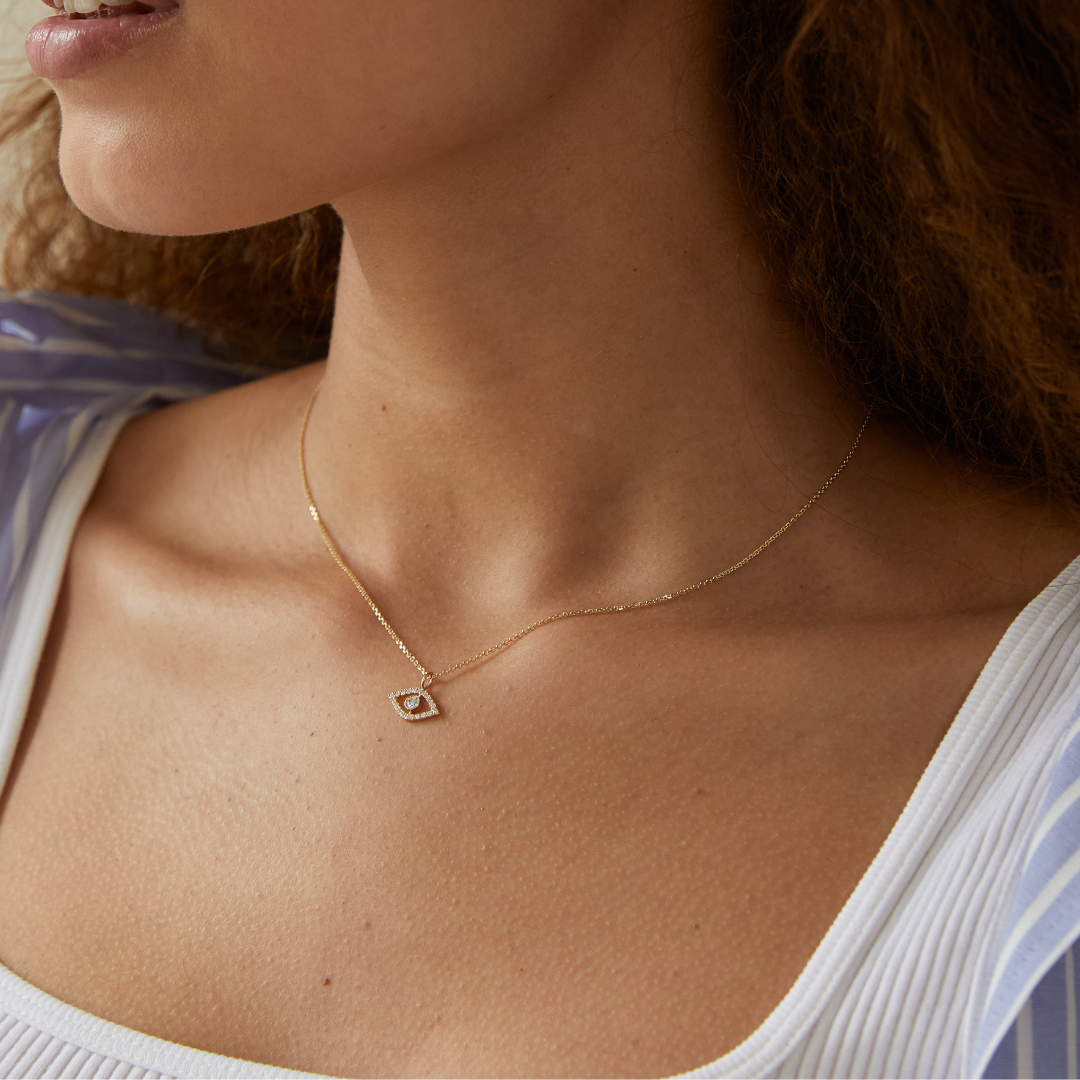 Laila, Diamond Necklace Add-On, Fine Jewelry | idyl