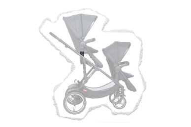 ideal for strollin' with 2