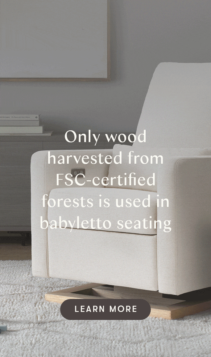 Babyletto top nara glider