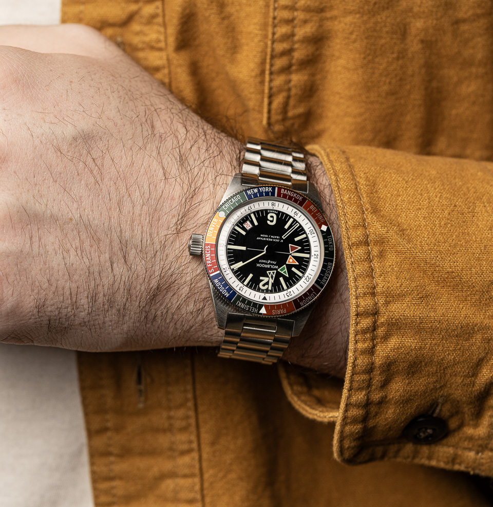 Wolbrook Pan4Timer Automatic Watch 40mm Stainless Steel Case