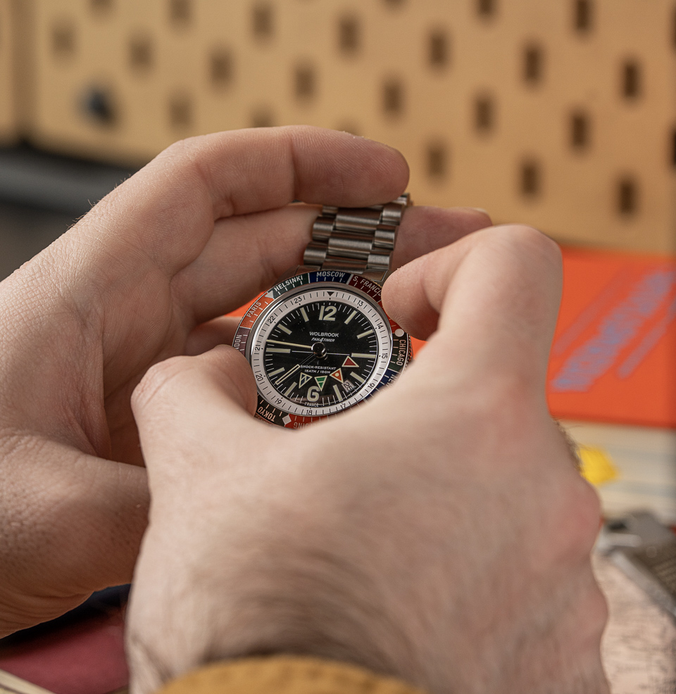 Wolbrook Pan4Timer Automatic Watch Assembled in France