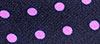 Westport Black Italian Silk Dot Tie, Big & Tall - Navy/Pink