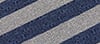 JZ Richards Stripe Tie, Big & Tall - Silver/Navy