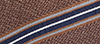 Cravate à rayures tricolores JZ Richards, Big & Tall - Brown