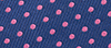 JZ Richards Dot Tie, Big & Tall - Navy/Pink