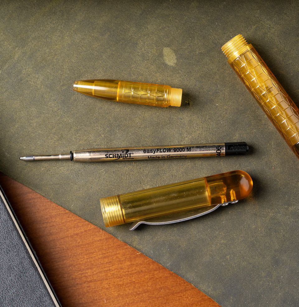 Ultem® Embassy Pen / Ti Clip - Limited Edition Gen 4 Schmidt EasyFlow 9000M refill