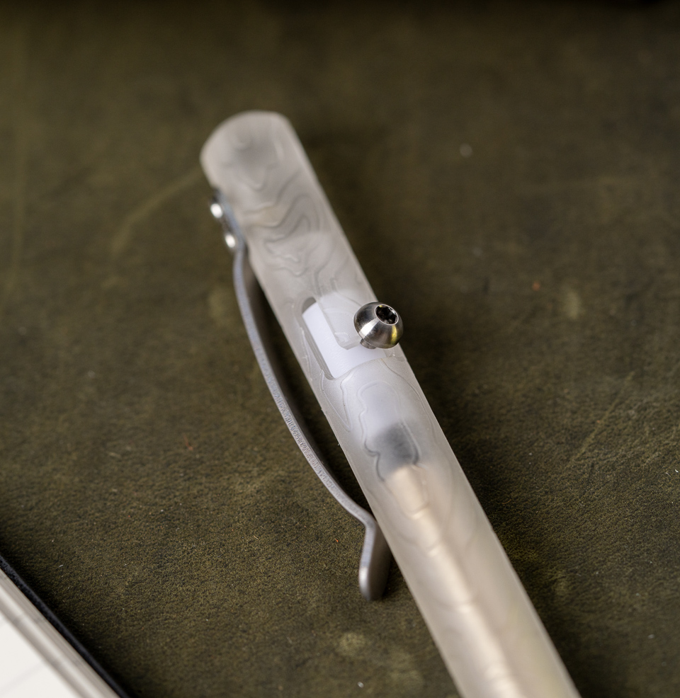 Polycarbonate MaxMadCo Bolt Action Pen - GEN 2 Bolt mechanism