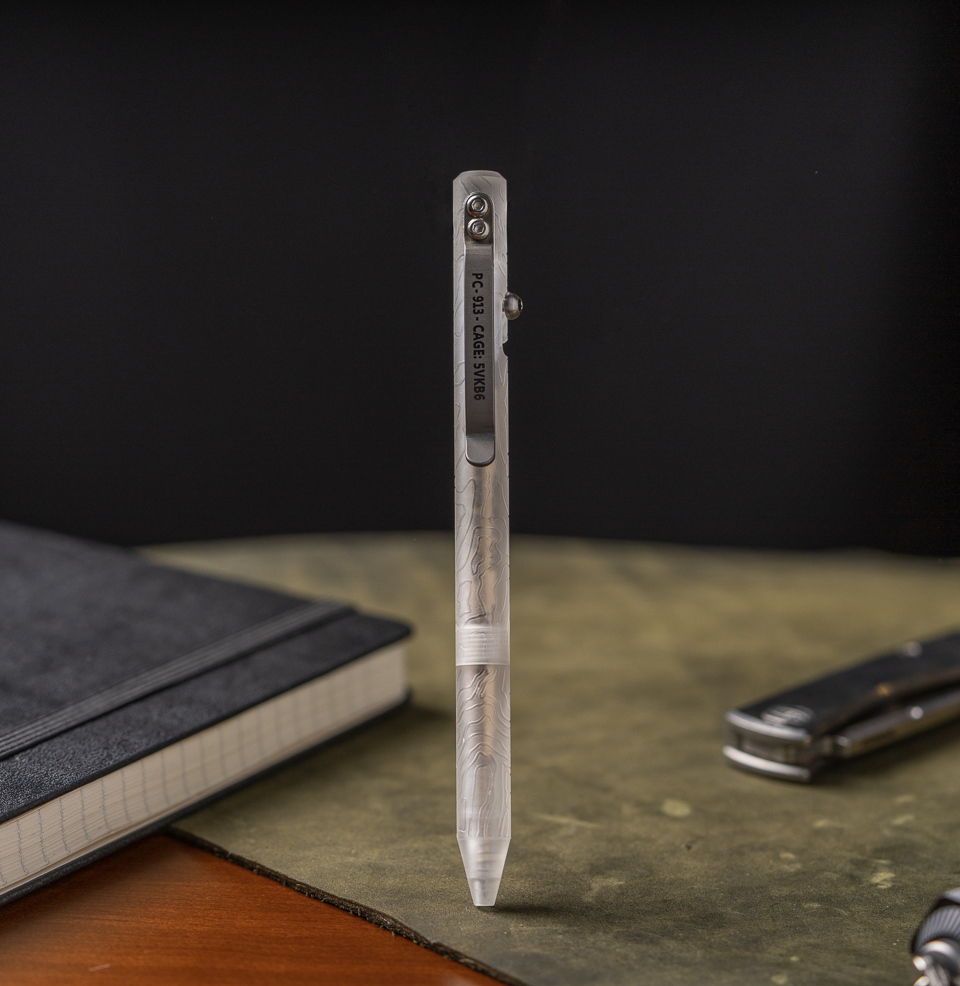 Polycarbonate MaxMadCo Bolt Action Pen - GEN 2 See through design