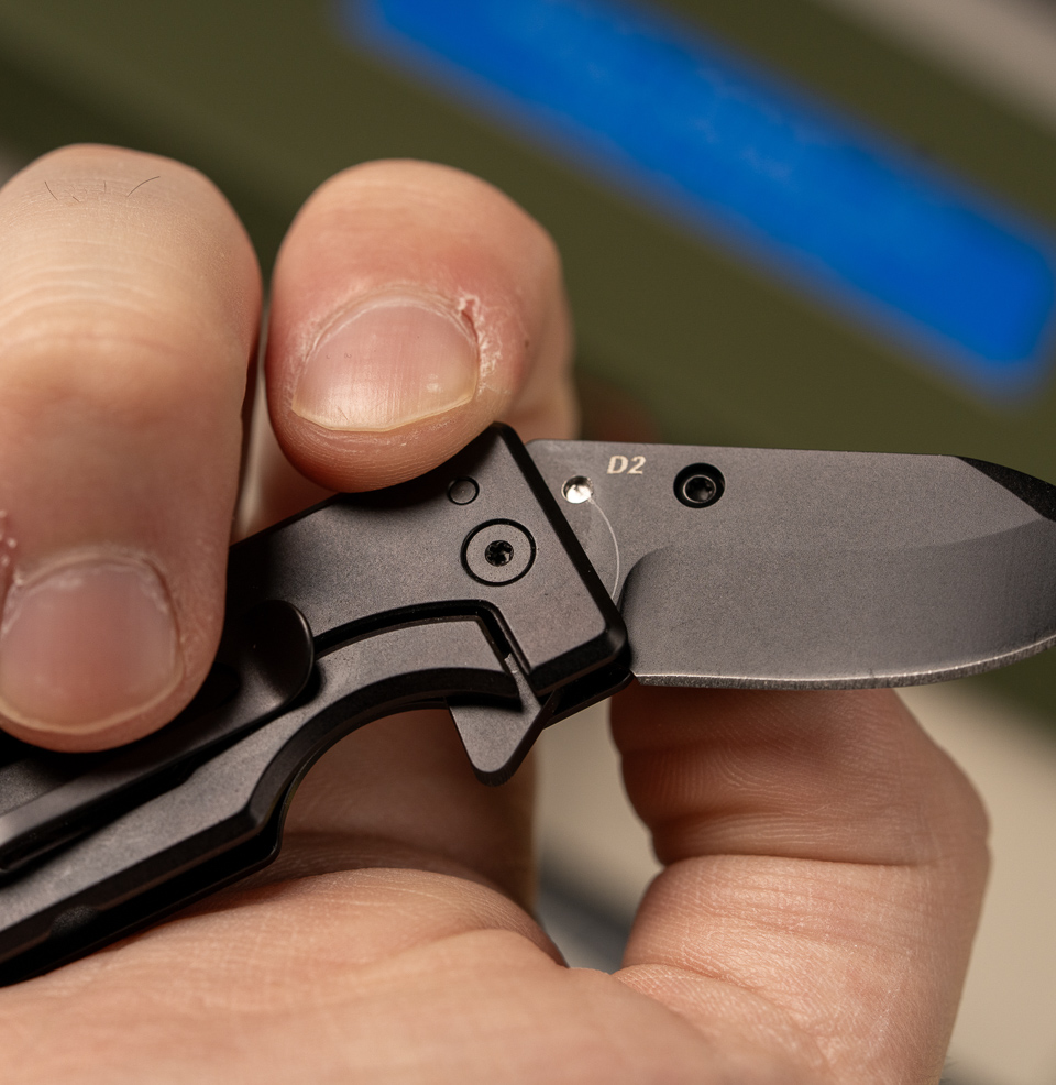 The WESN Microblade D2 Tool-Grade Steel Blade