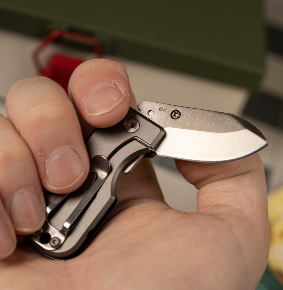 The WESN Microblade D2 Tool-Grade Steel Blade