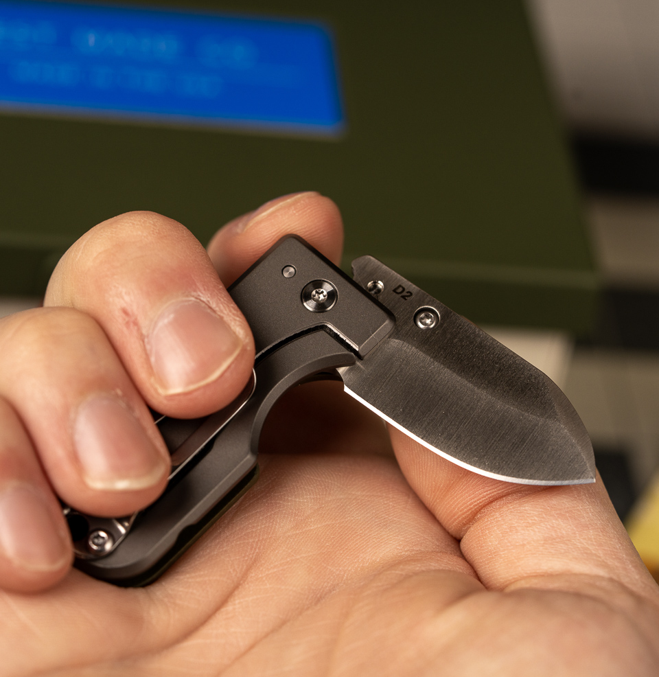 The WESN Microblade D2 Tool-Grade Steel Blade