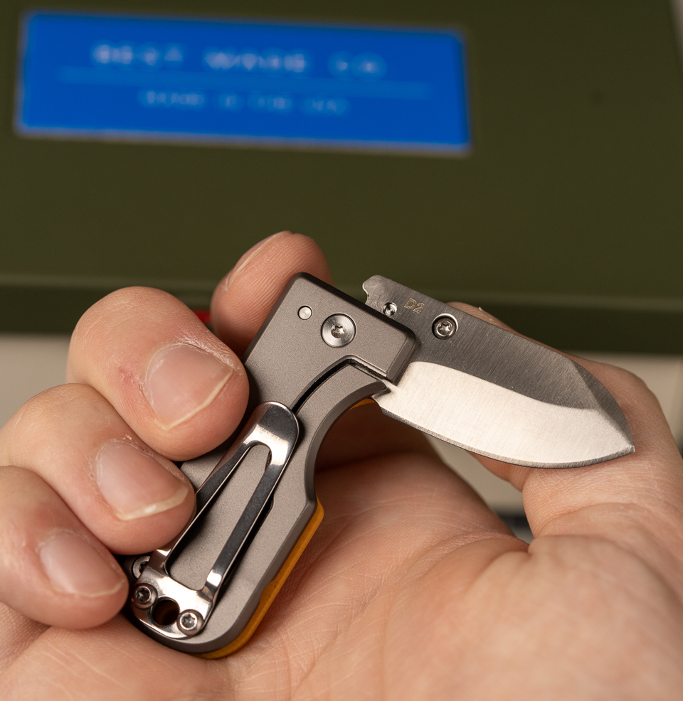 The WESN Microblade D2 Tool-Grade Steel Blade