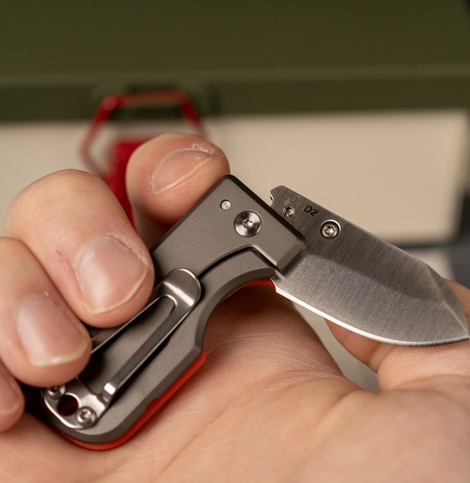 The WESN Microblade D2 Tool-Grade Steel Blade