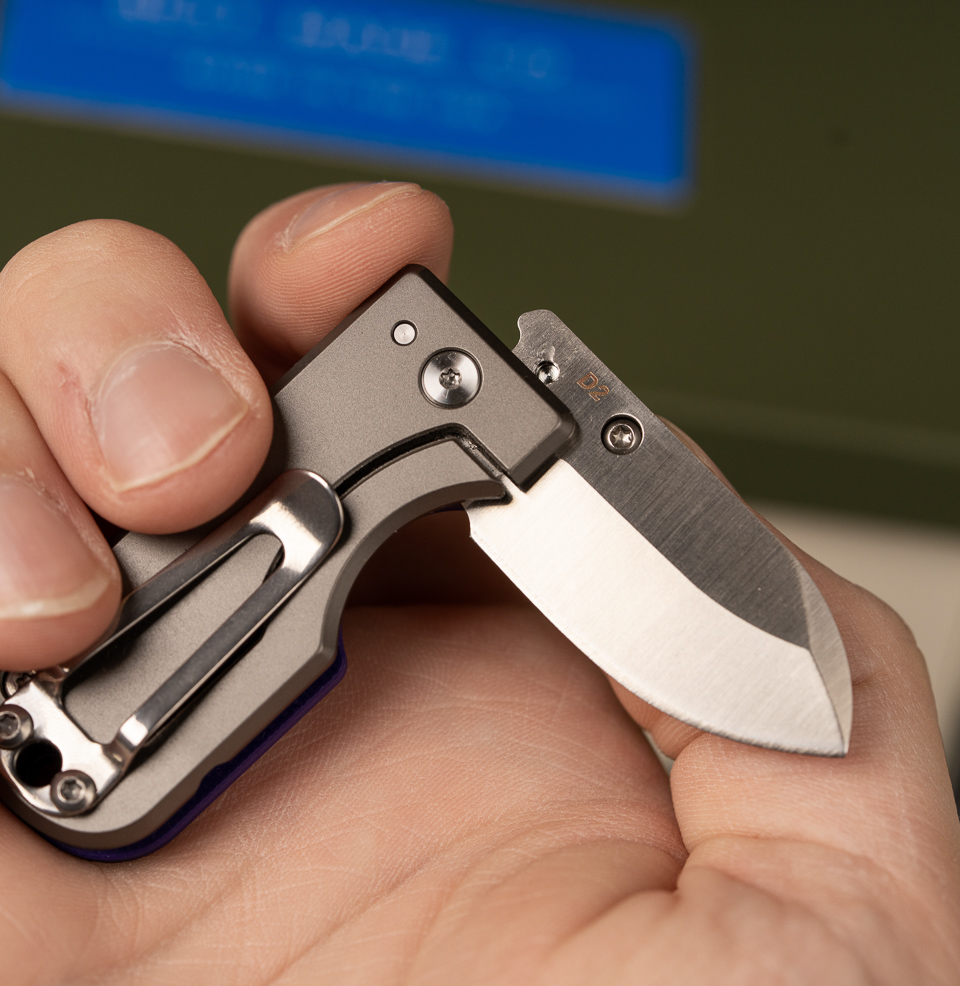 The WESN Microblade D2 Tool-Grade Steel Blade