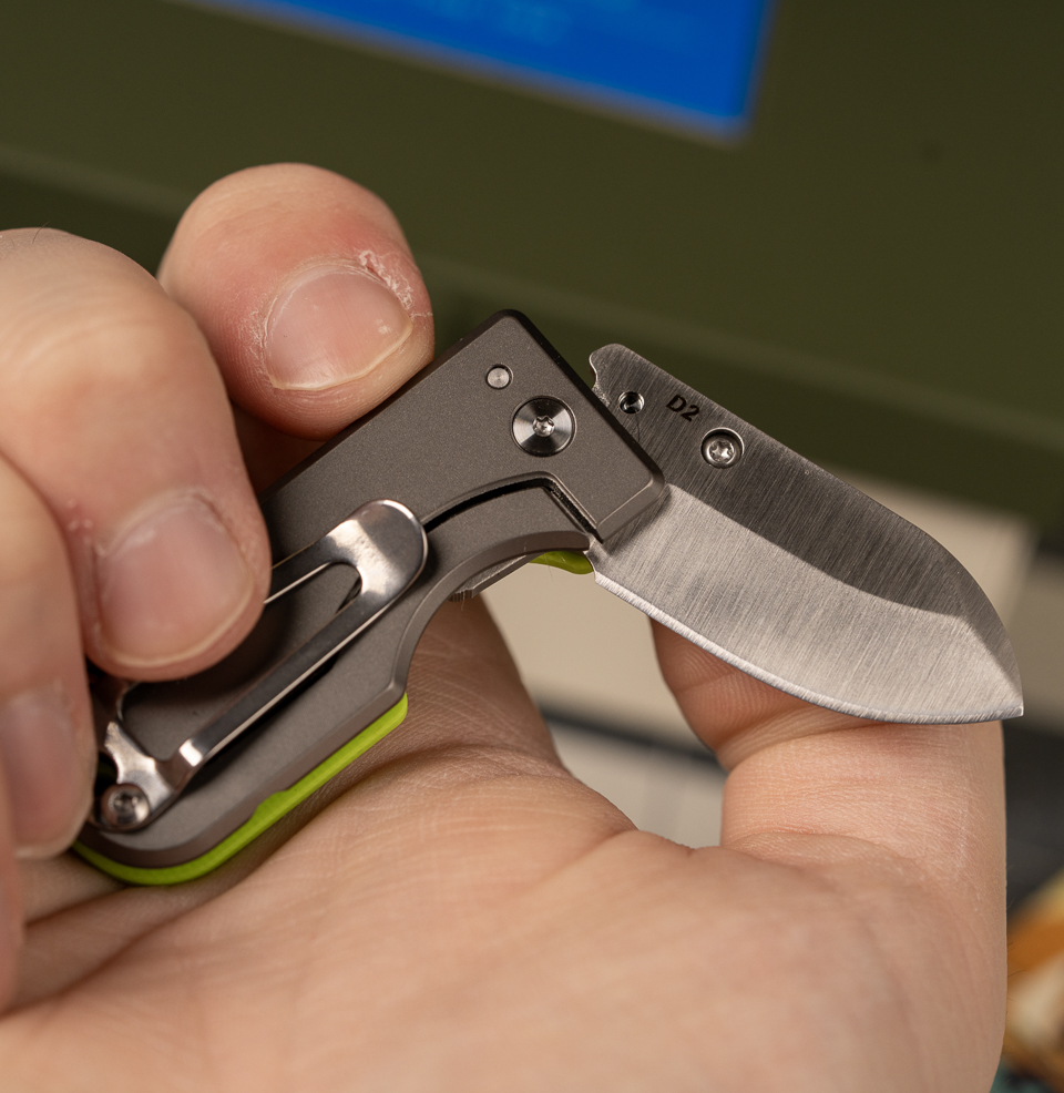 The WESN Microblade D2 Tool-Grade Steel Blade