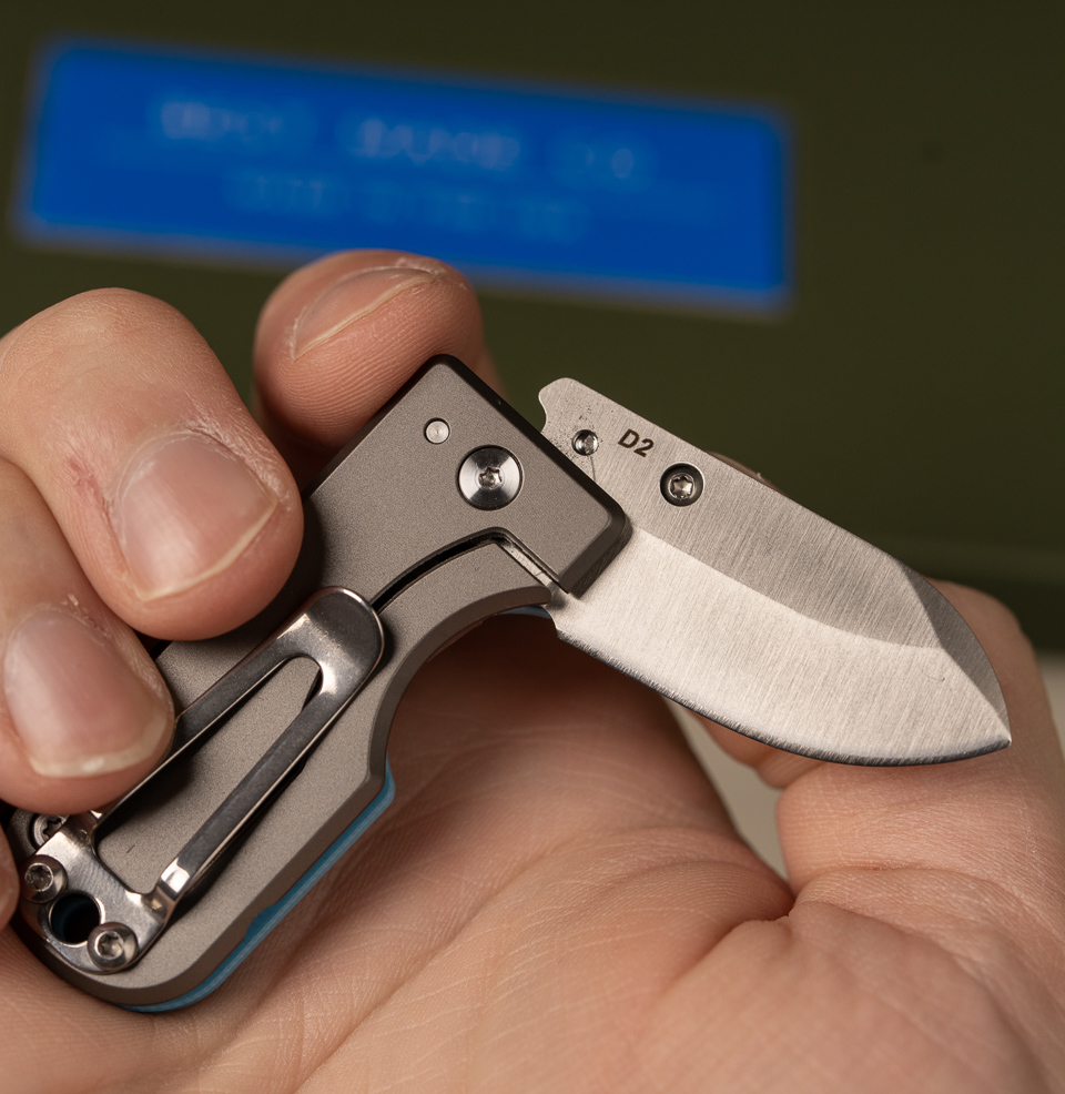 The WESN Microblade D2 Tool-Grade Steel Blade