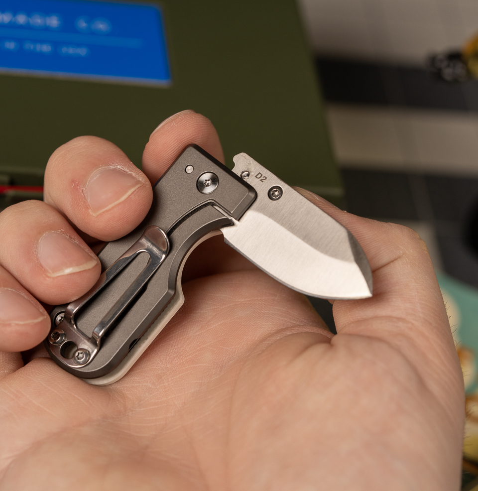The WESN Microblade D2 Tool-Grade Steel Blade