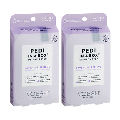 Pedi Moments Duo Lavender Relieve