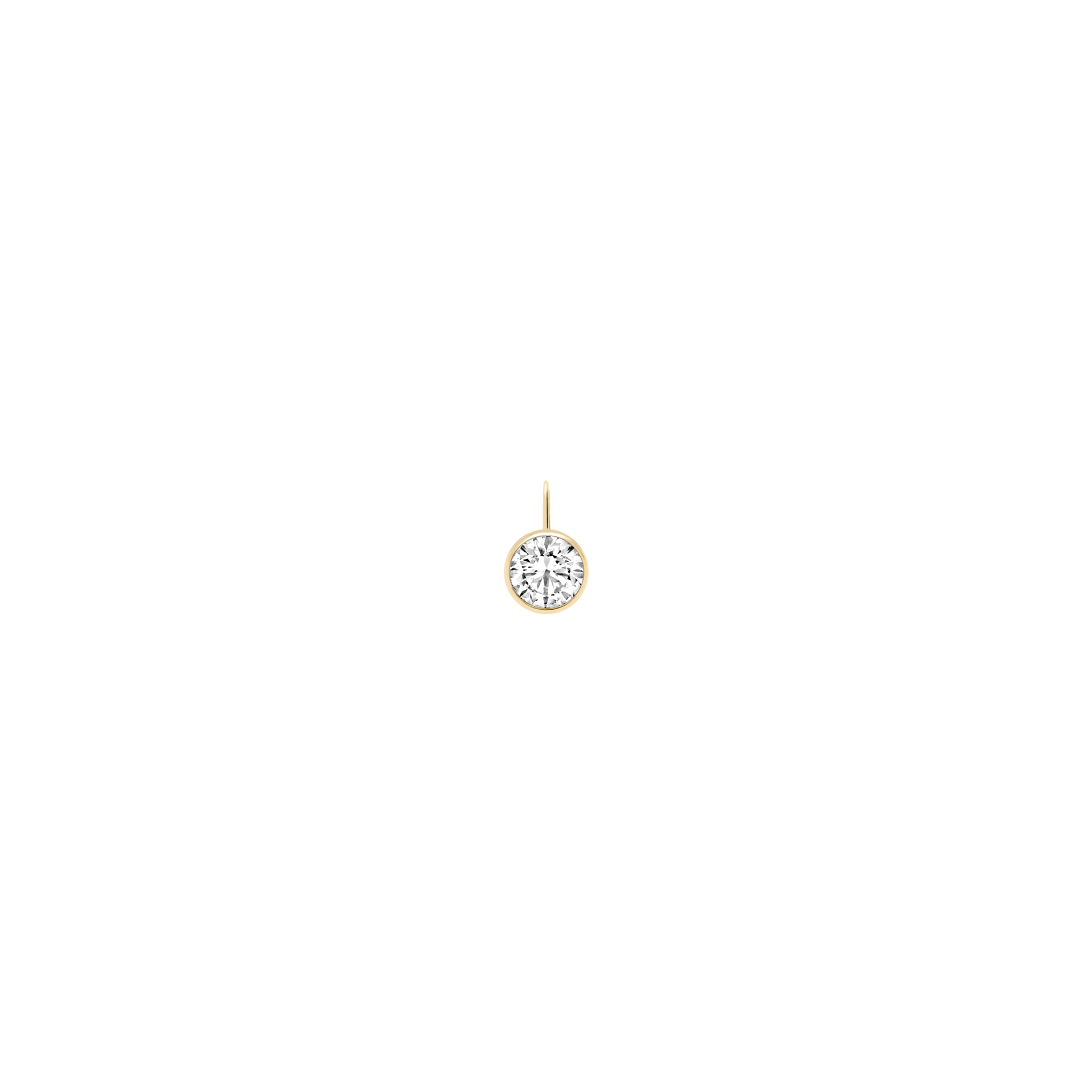 Lab-Grown Diamond Solo V Necklace Add-On | idyl