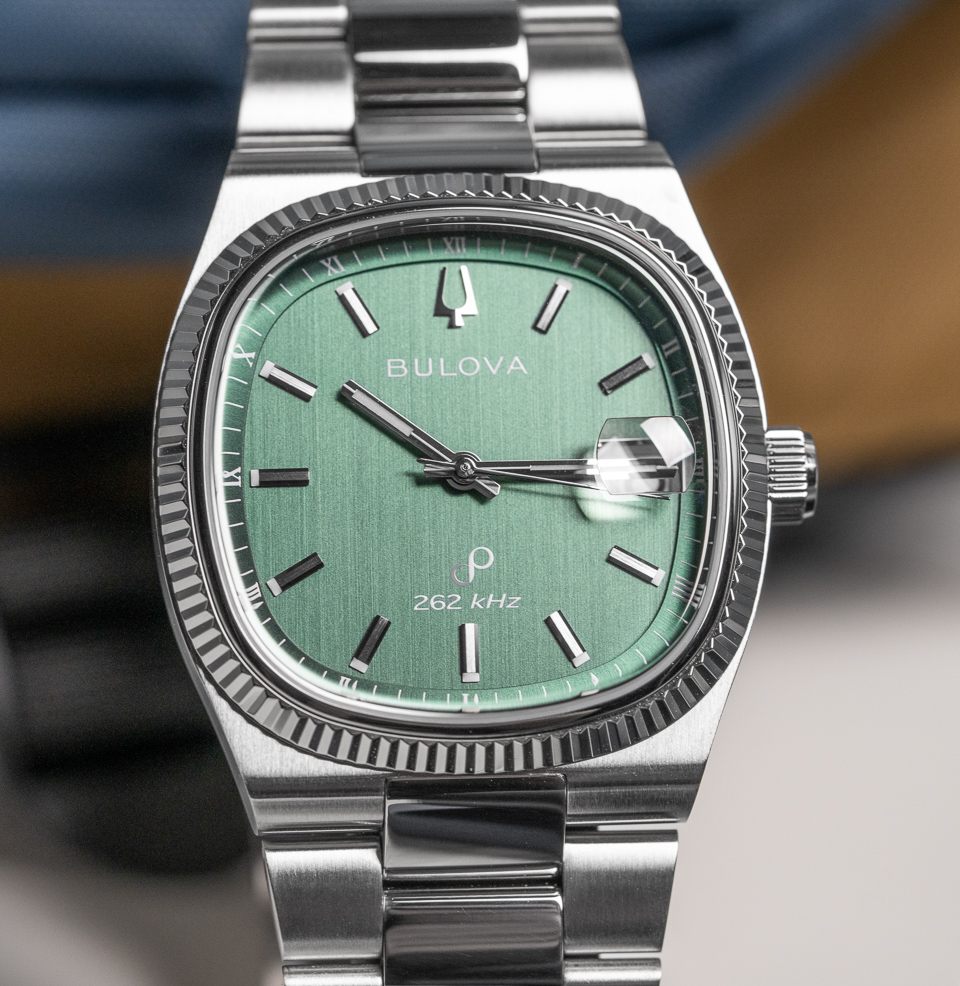 Bulova Super Seville Watch Collection Vertical Brushed Dial