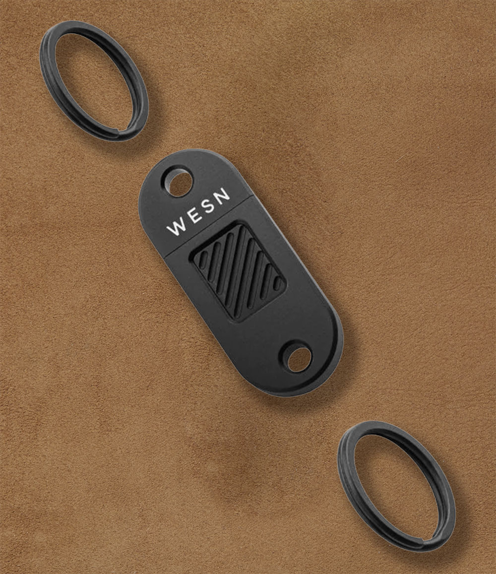 The WESN QR Keychain