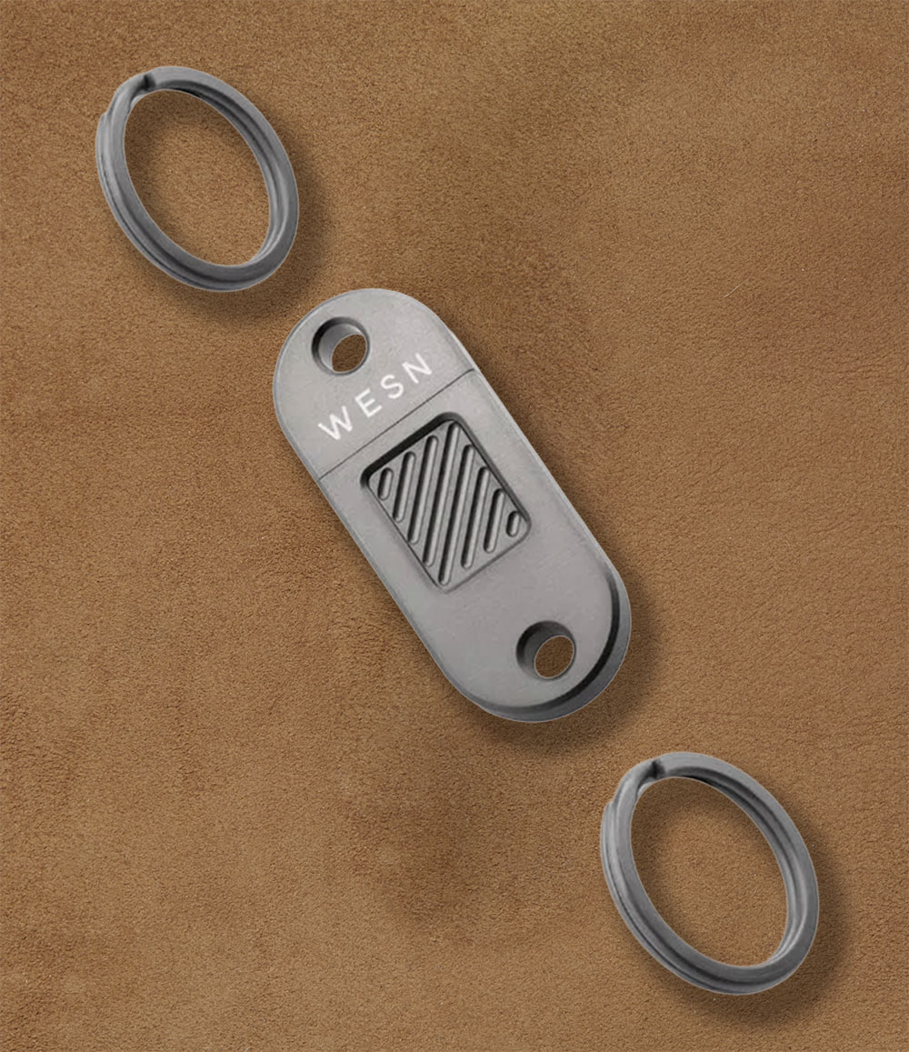 The WESN QR Keychain