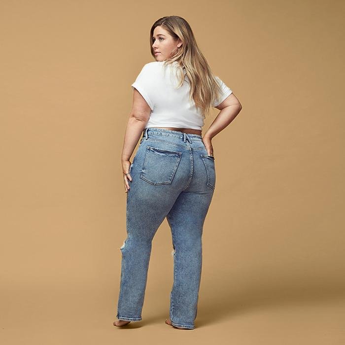 girl in jeans size 15