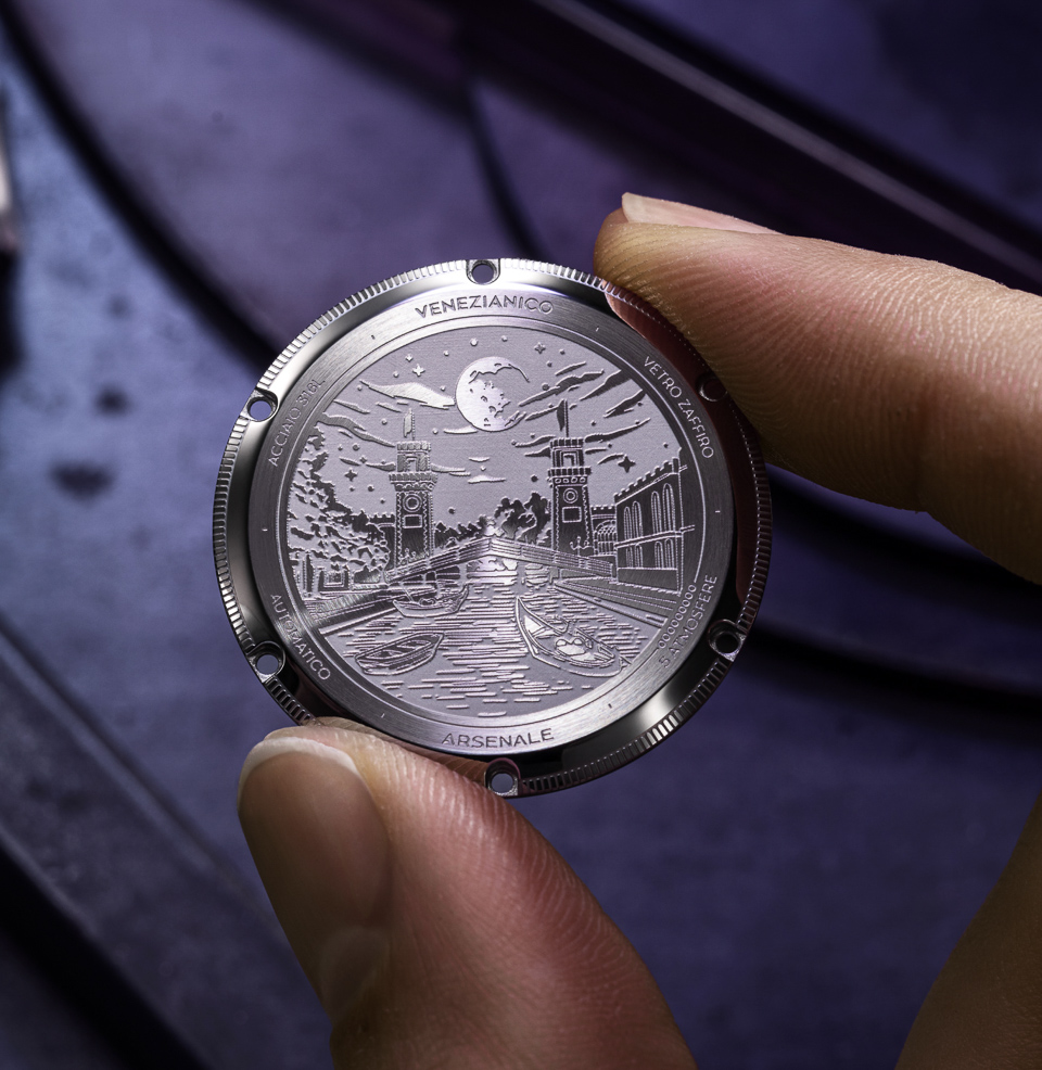 Venezianico Arsenale 37mm Watch Engraved Caseback