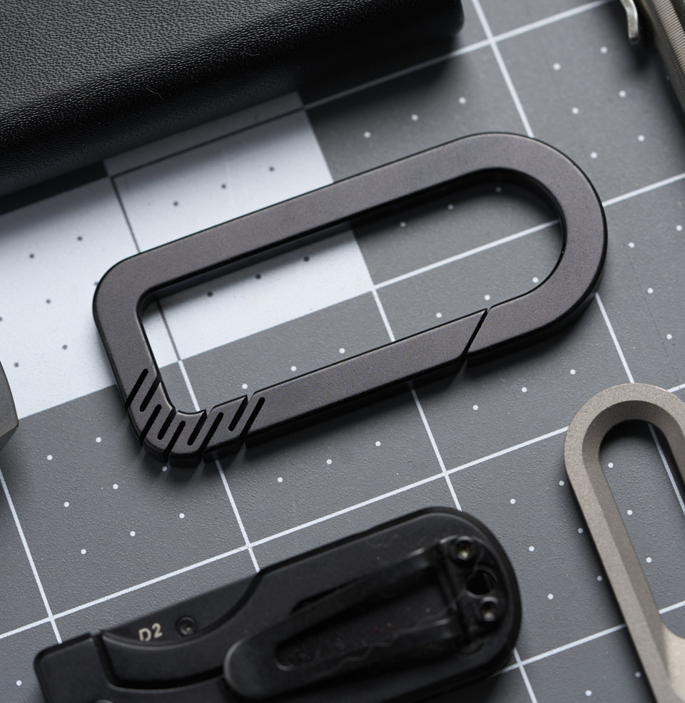 The CB Carabiner BLACKED-OUT FOR A CLEAN LOOK