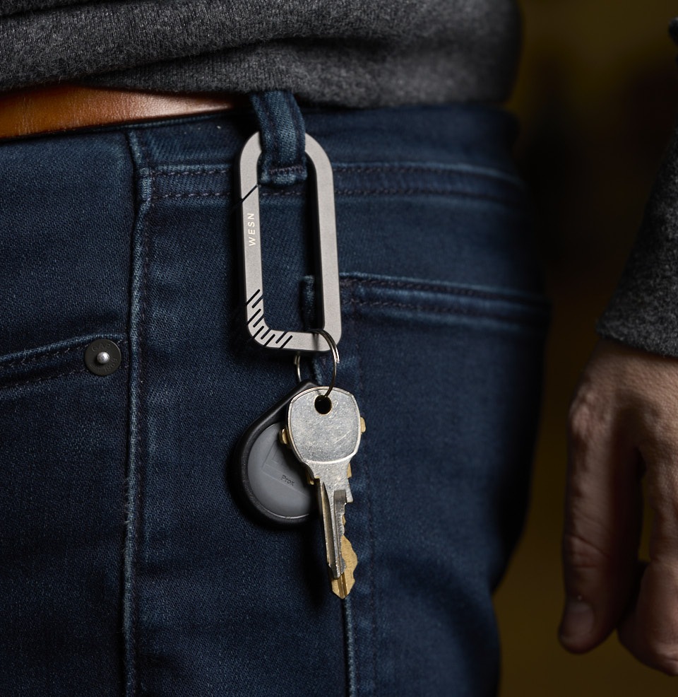 The CB Carabiner EASILY SECURE THE CB TO YOUR BELT LOOP OR BAG