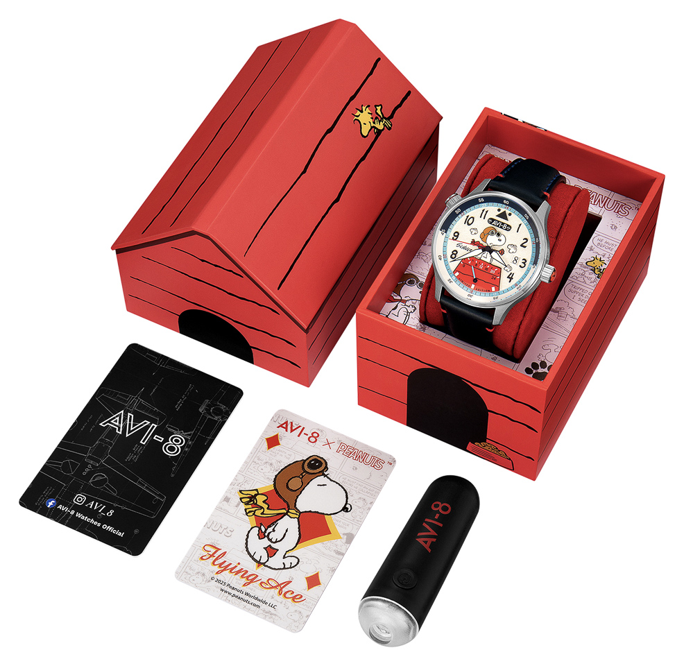 AVI-8 Hawker Hurricane McKellar Dual Time Peanuts Snoopy Flying Ace Limited Edition - Preorder Special Packaging
