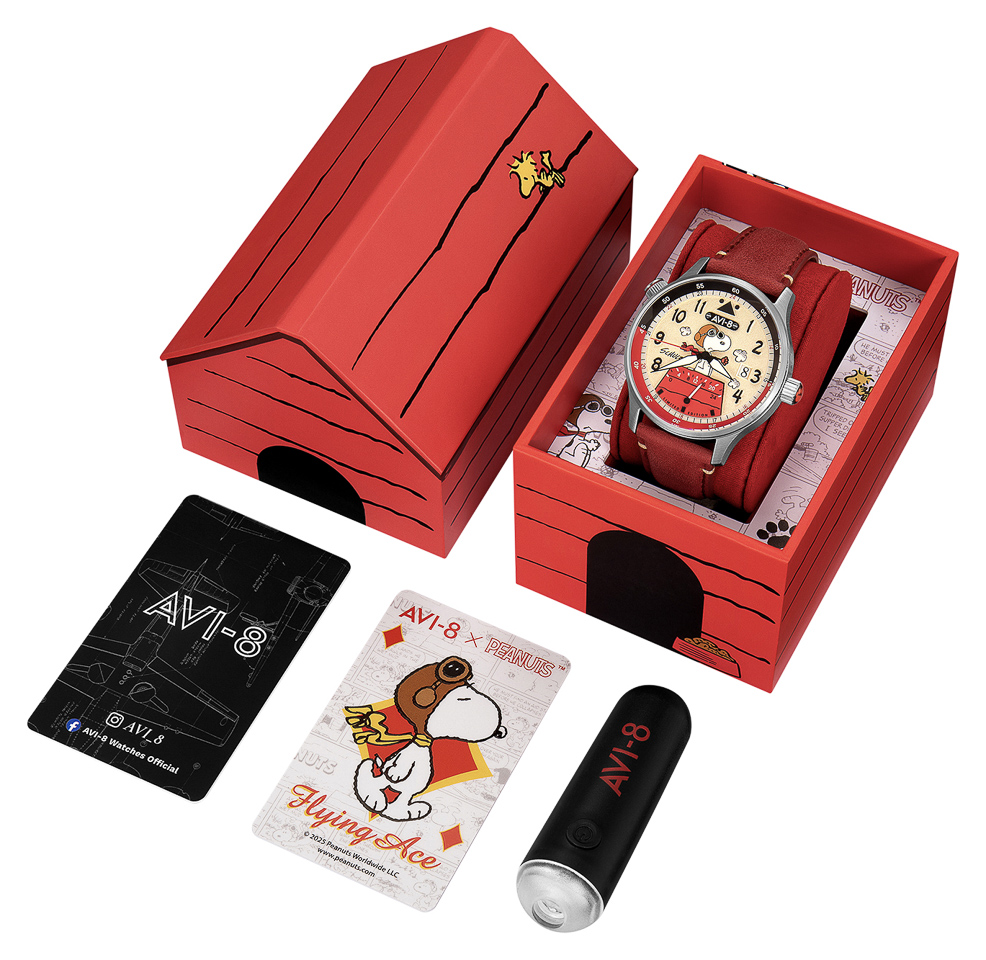 AVI-8 Hawker Hurricane McKellar Dual Time Peanuts Snoopy Flying Ace Limited Edition - Preorder Special Packaging