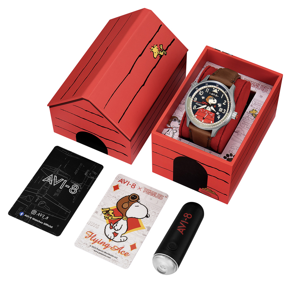 AVI-8 Hawker Hurricane McKellar Dual Time Peanuts Snoopy Flying Ace Limited Edition - Preorder Special Packaging