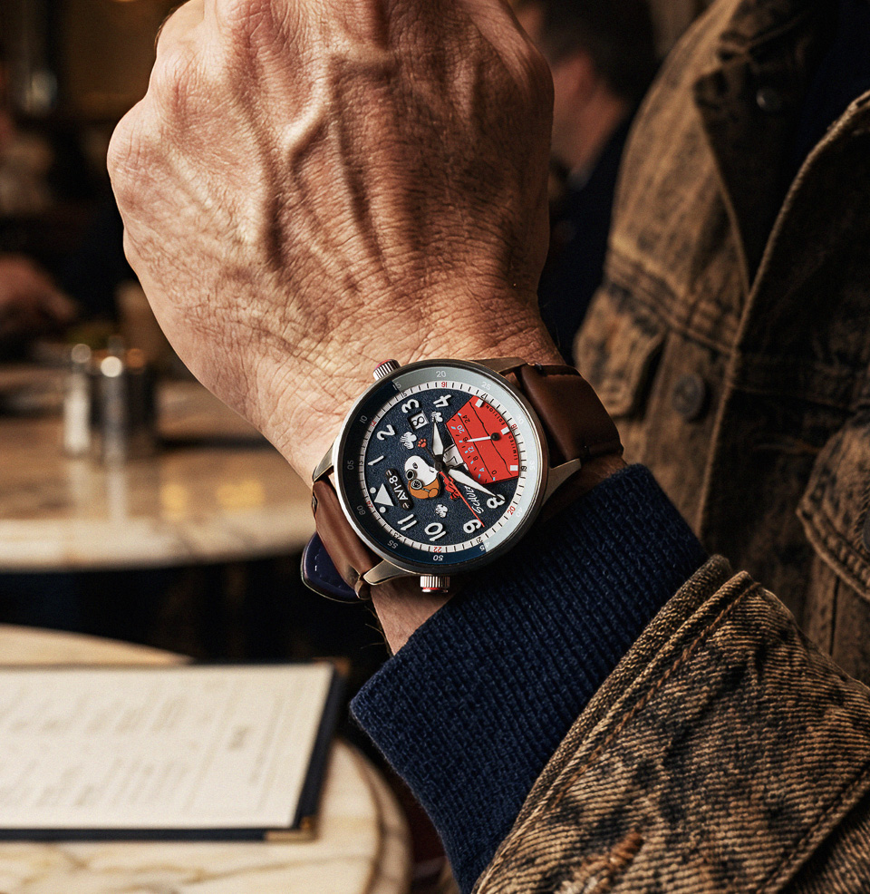 AVI-8 Hawker Hurricane McKellar Dual Time Peanuts Snoopy Flying Ace Limited Edition - Preorder McKellar Dual Time Platform