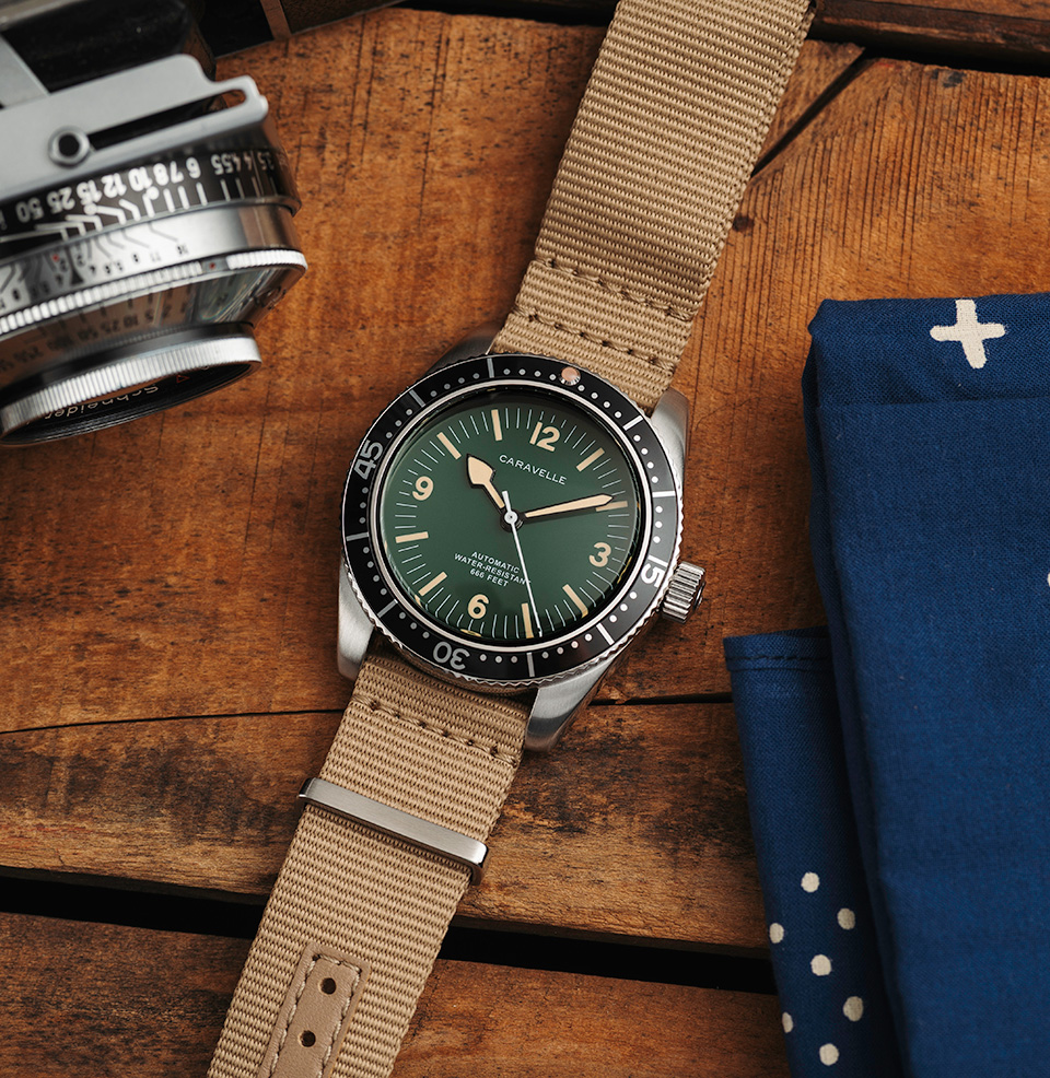 Windup Watch Shop x Caravelle by Bulova Sea Hunter Bundle - Preorder 2 Piece Nylon